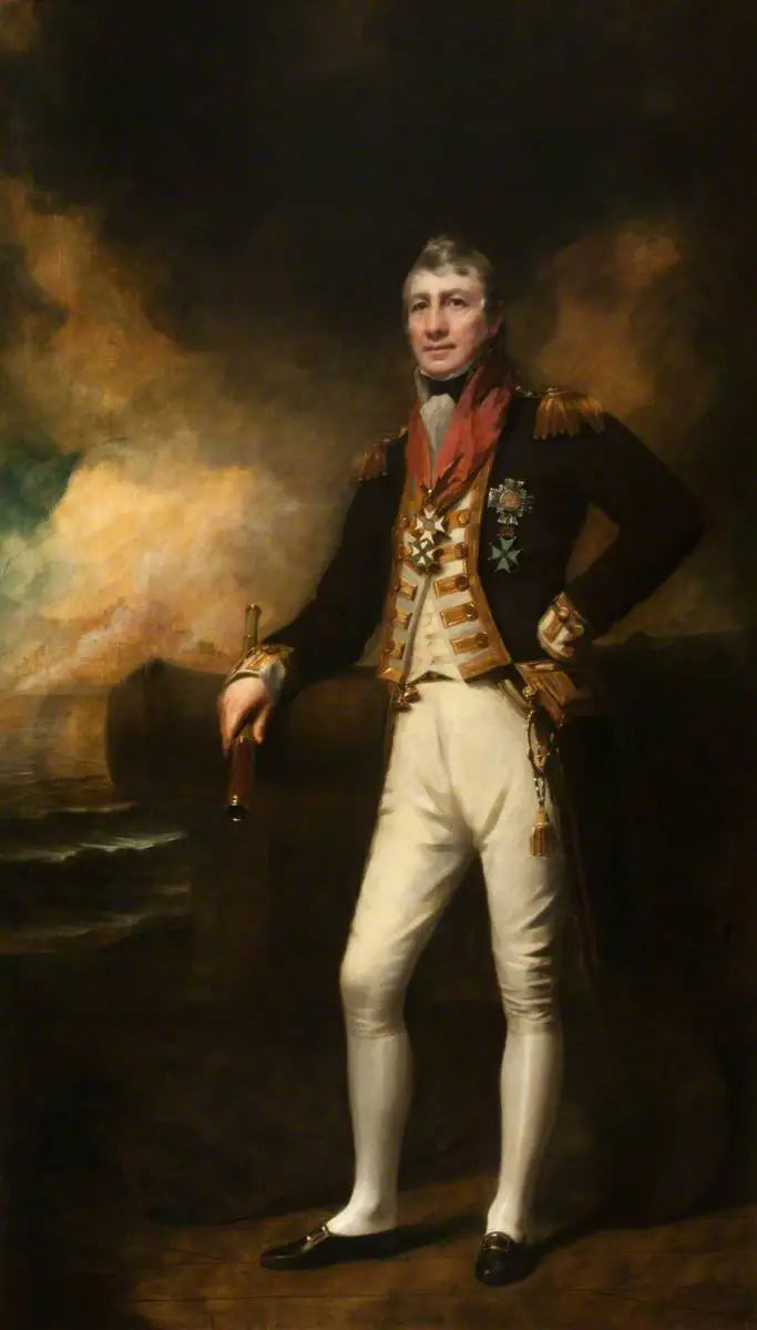 Amiral Sir David Milne (1763–1845) - Henry Raeburn - Alpha Reproduction