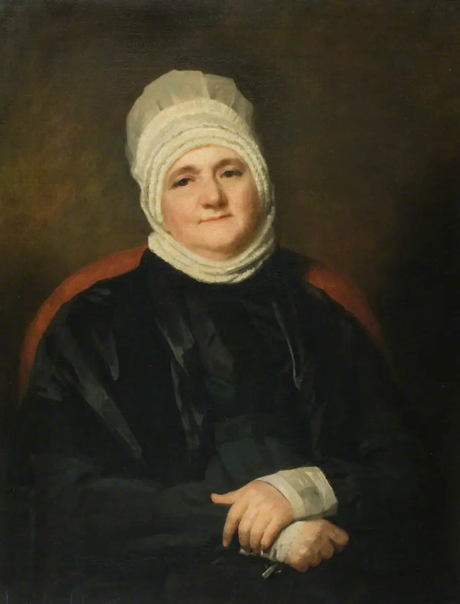Mme Moir de Leckie (1746–1823) (née Anne 3e fille de Charles Stewart d’Ardshiel) - Henry Raeburn - Alpha Reproduction