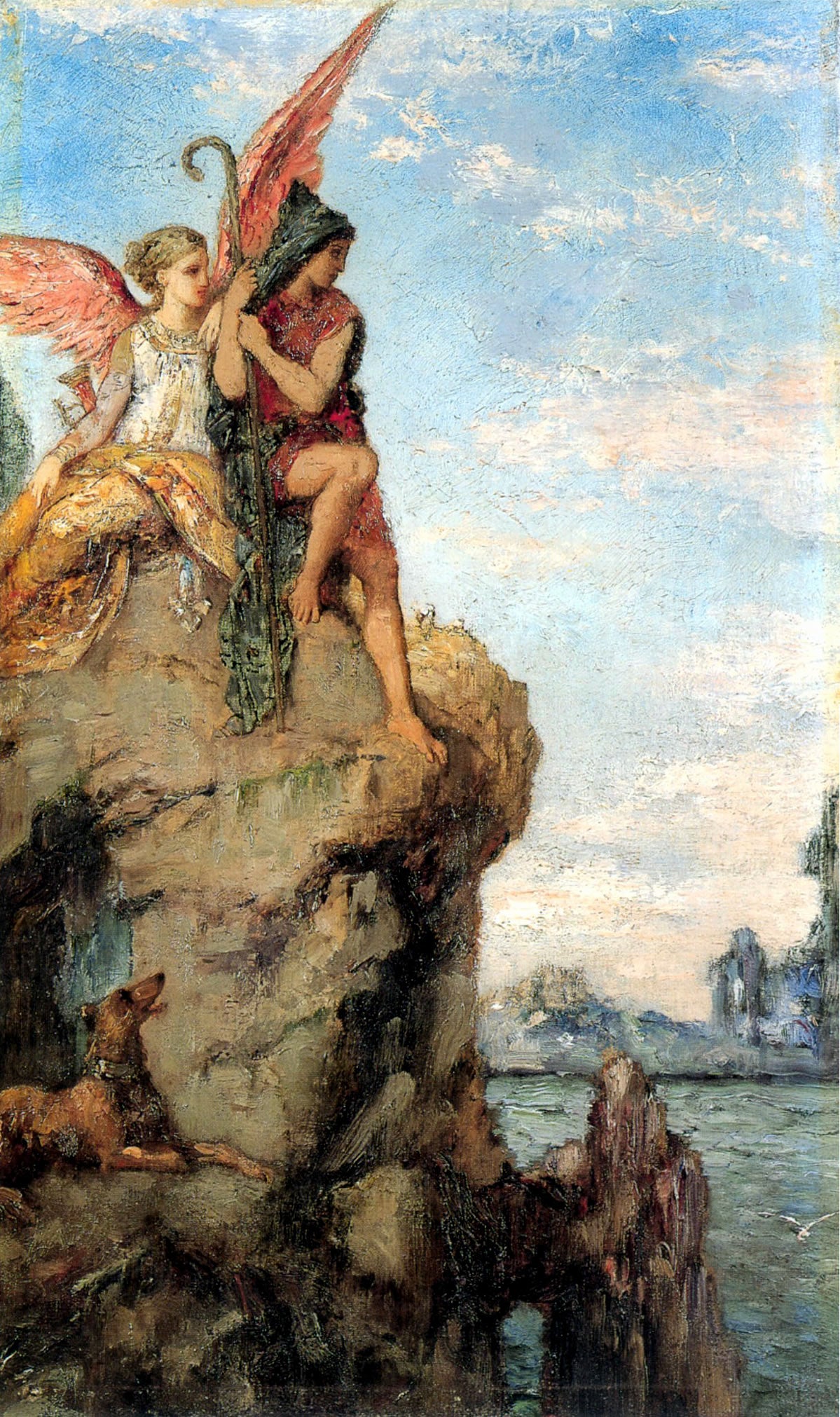 Hesiod og Museen - Gustave Moreau