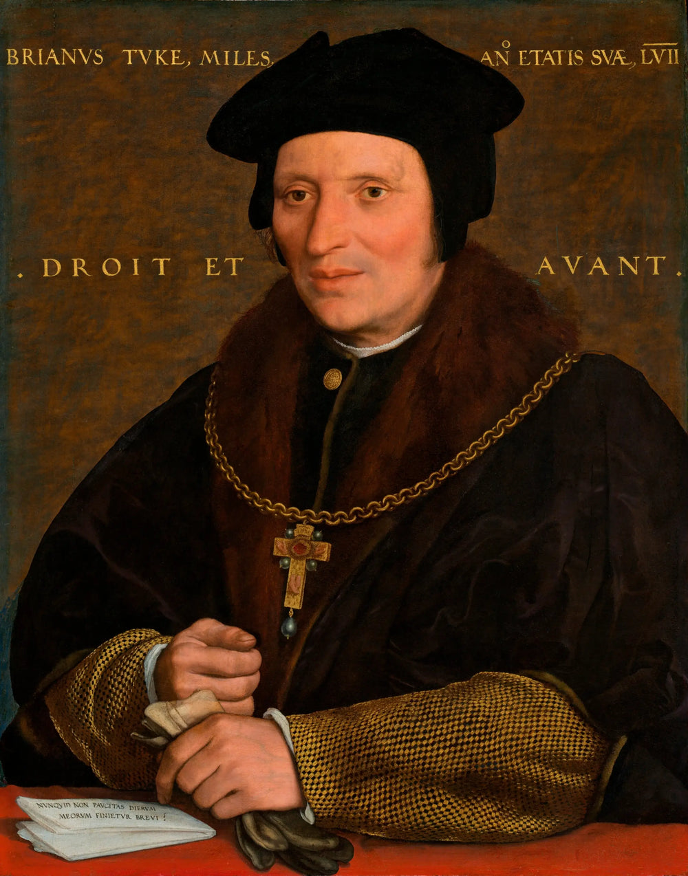 Sir Brian Tuke - Hans Holbein le Jeune - Alpha Reproduction