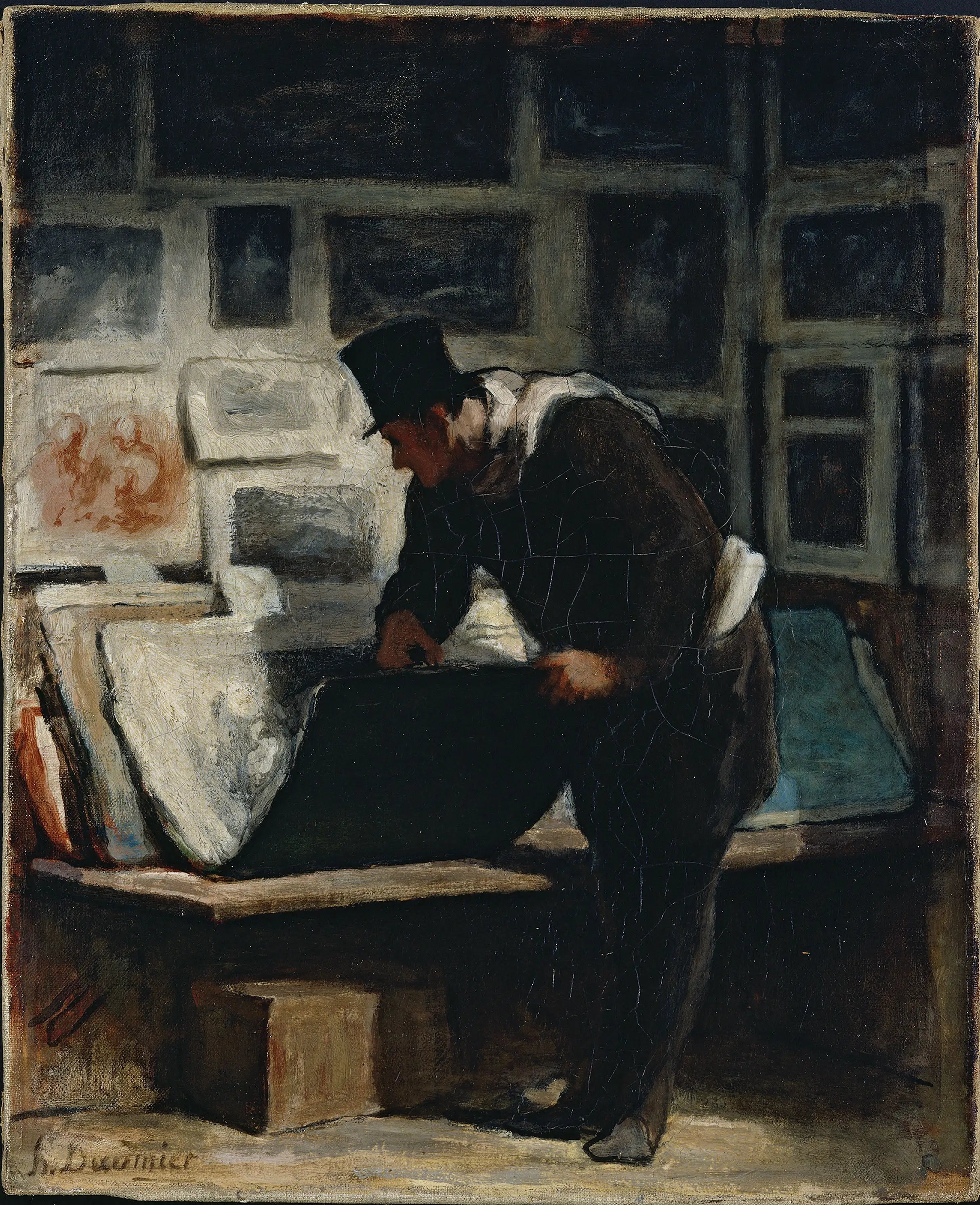 L’amateur d’estampes - Honoré Daumier - Alpha Reproduction