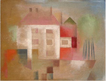 Ny hus i forstaden - Paul Klee