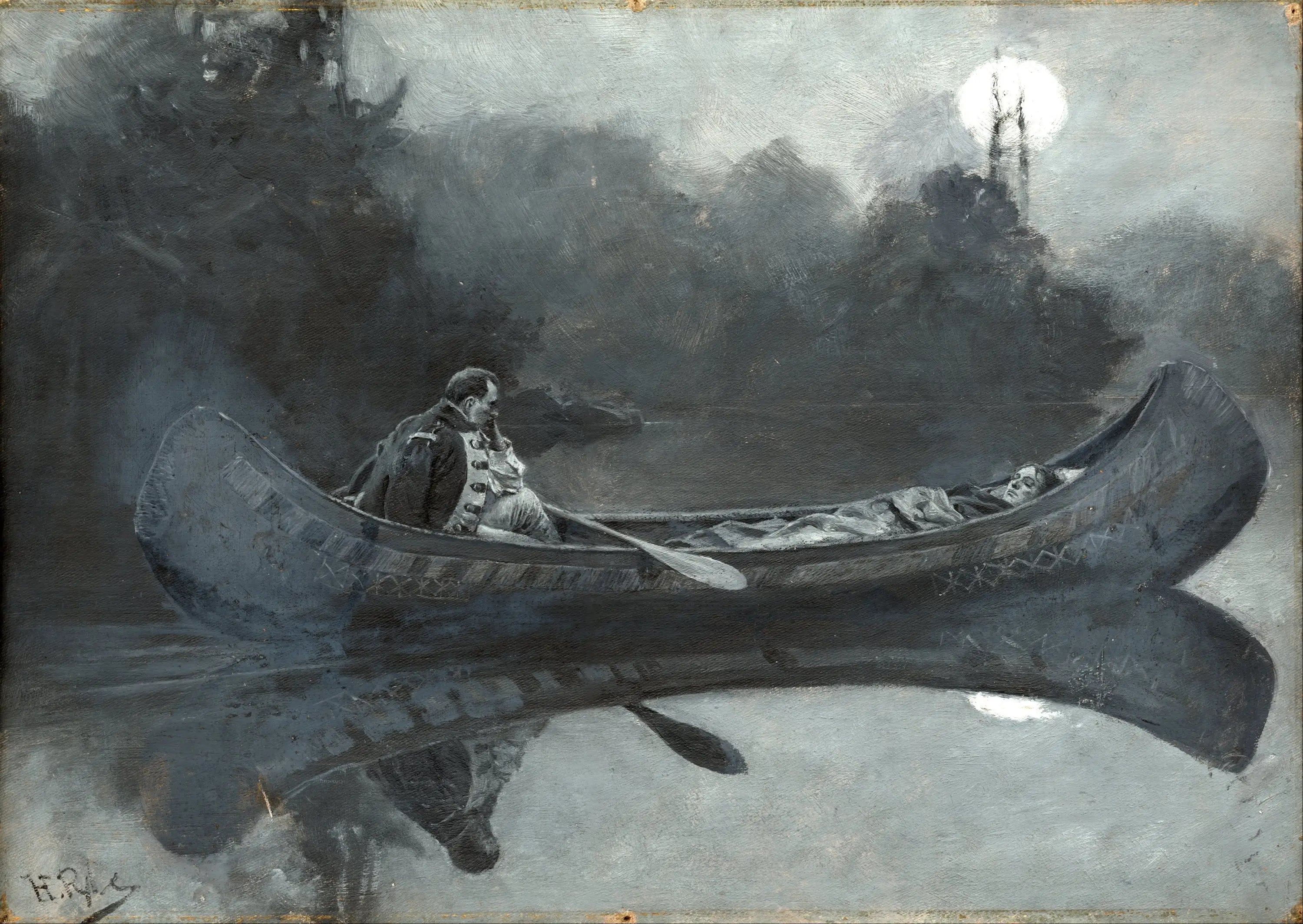 « Ma haine pour lui semblait soudainement avoir pris des ailes » (Un ennemi blessé) - Howard Pyle - Alpha Reproduction