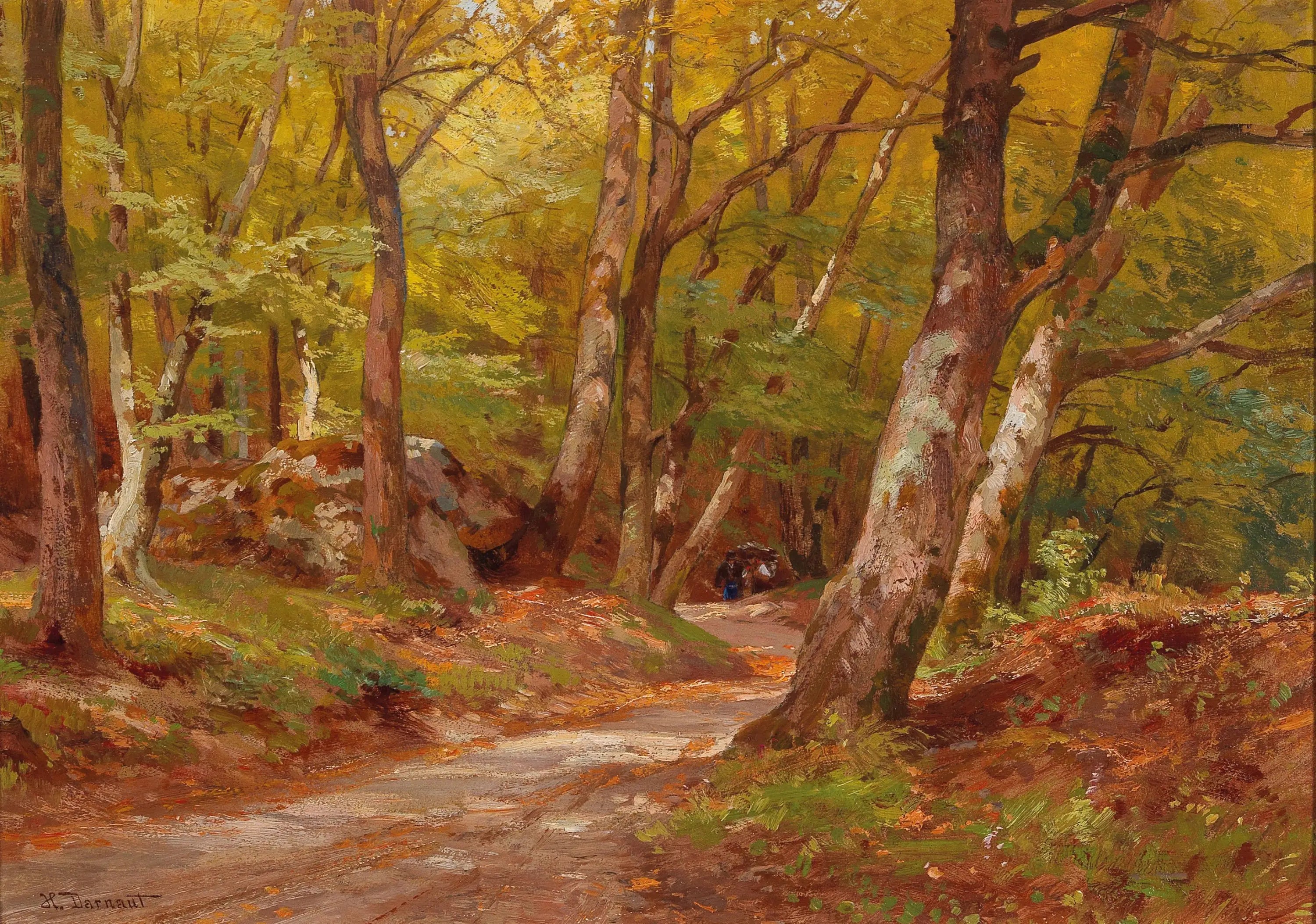 Le chemin dans le bois - Hugo Darnaut - Alpha Reproduction
