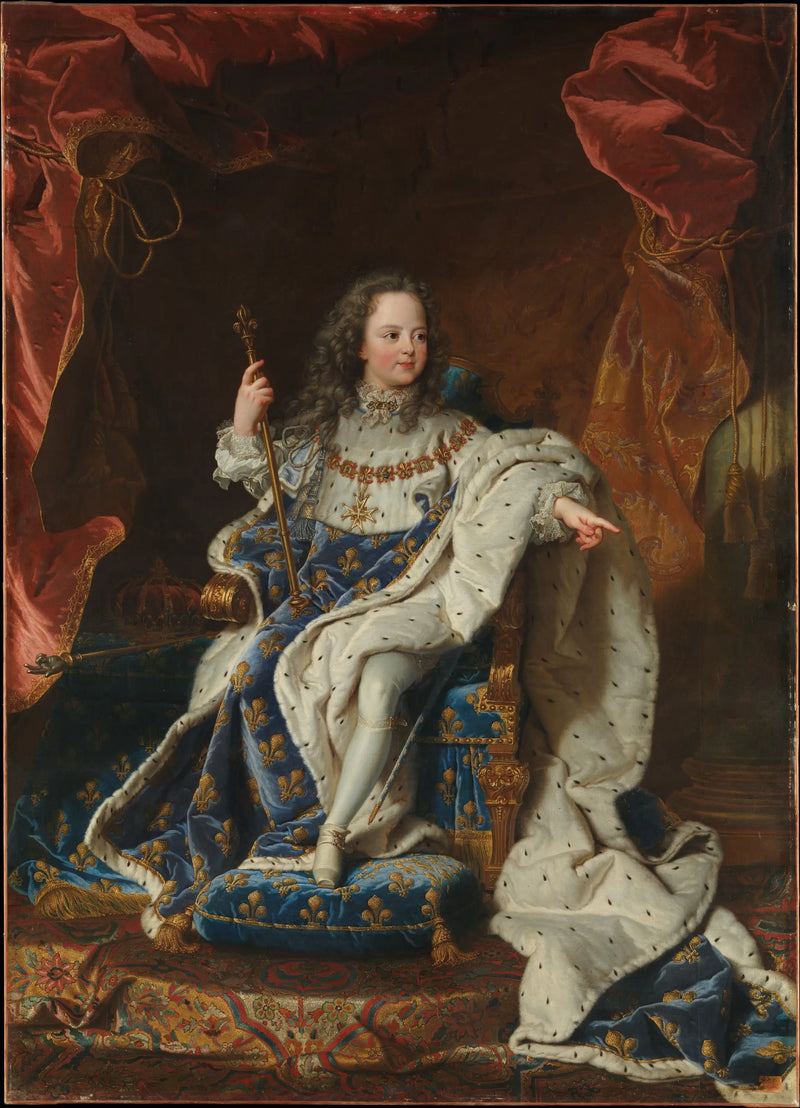 Louis XV af Frankrig, barn - Hyacinthe Rigaud