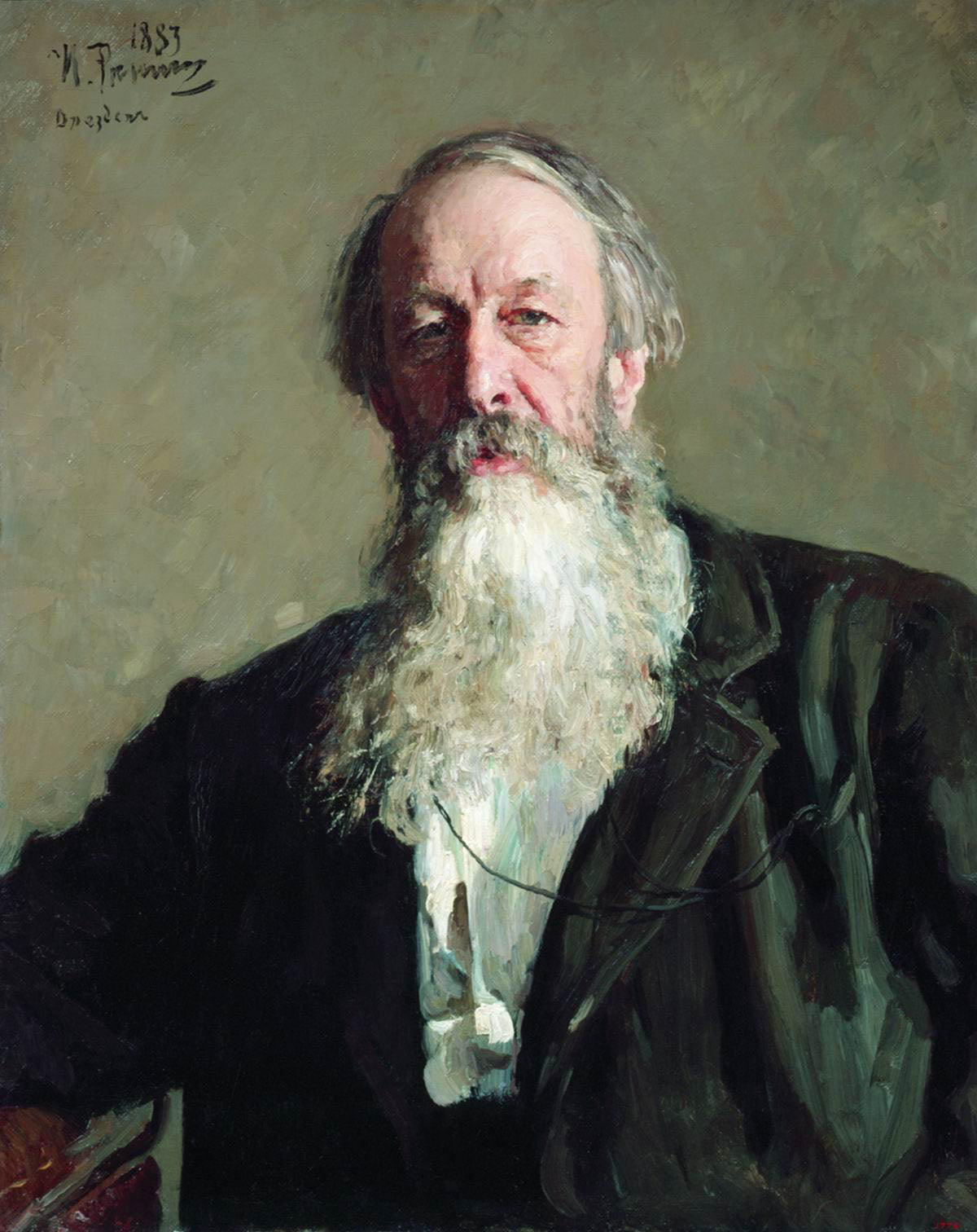 Portrait de Vladimir Stasov - Ilya Repin