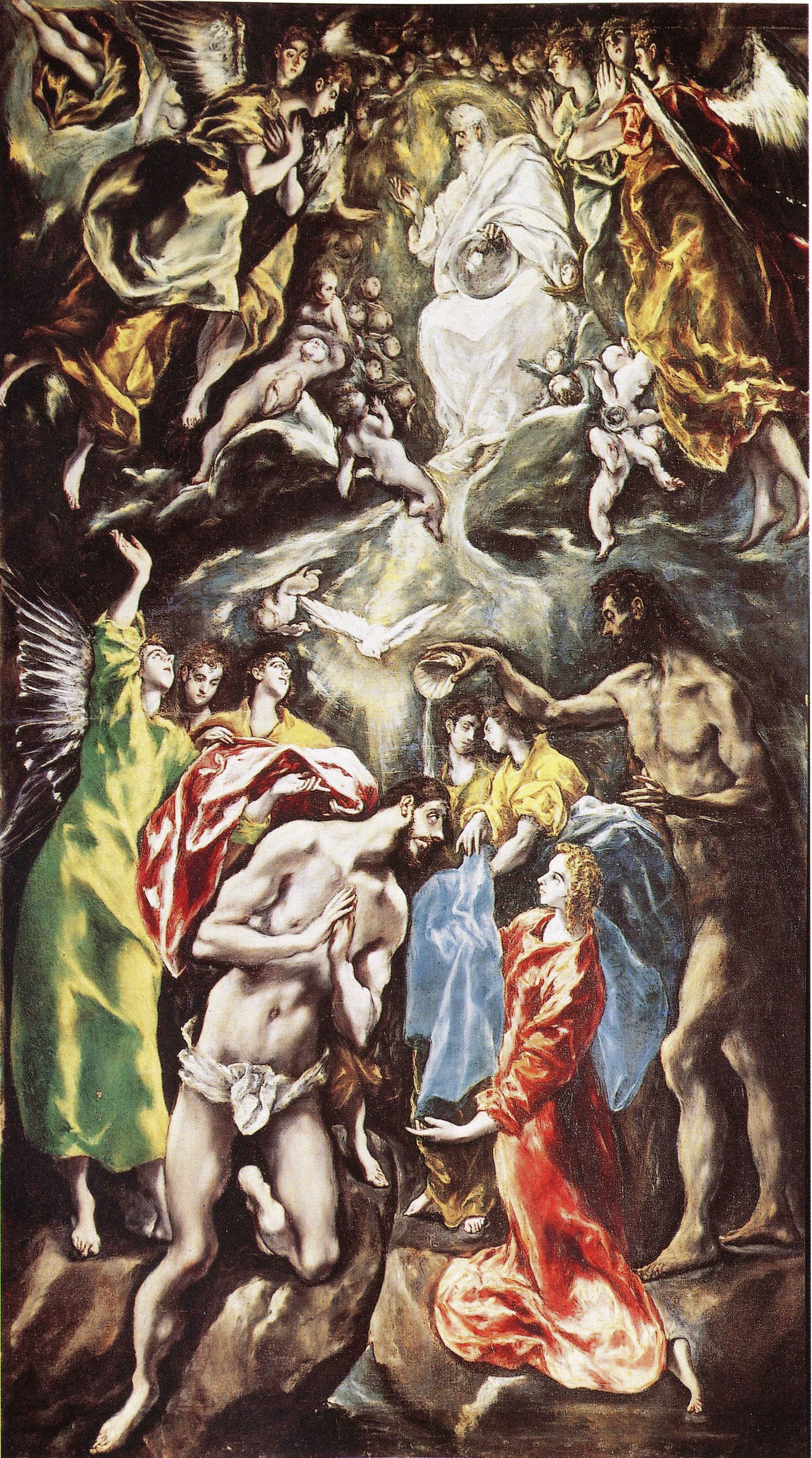 Dåben af Kristus - El Greco