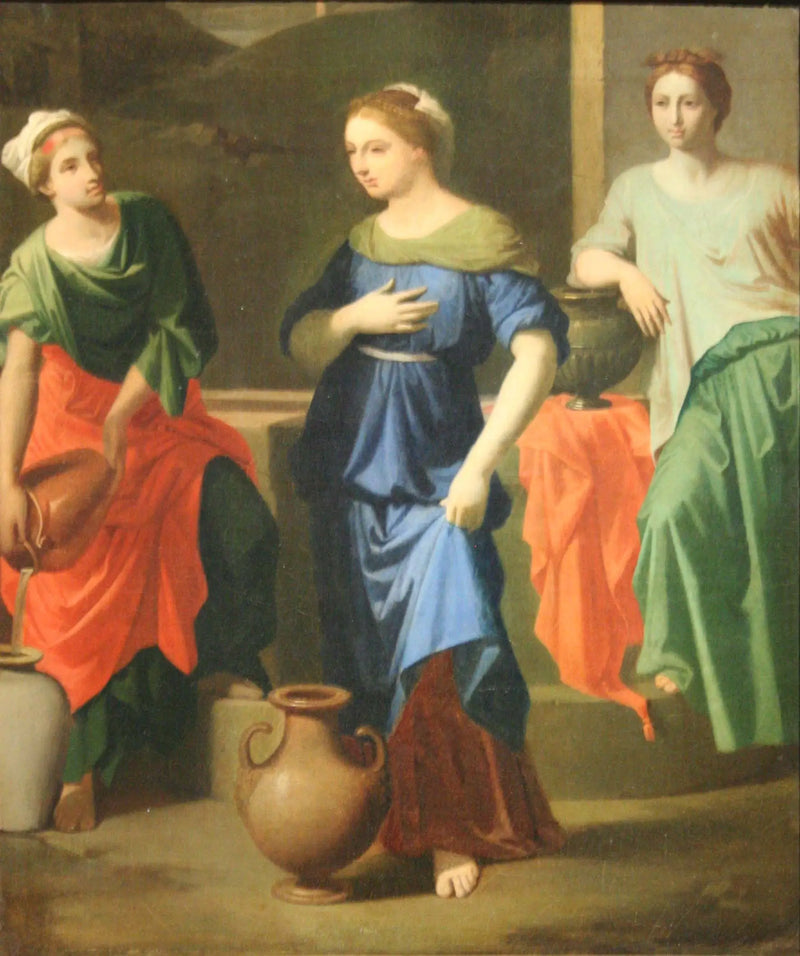 Mødet mellem Eliezer og Rebekka - Jean-Auguste-Dominique Ingres