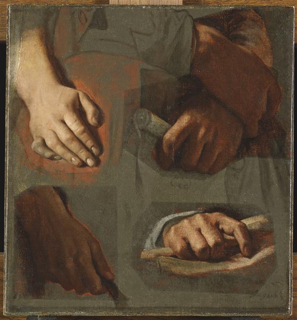 Studier til Homers Apoteose - Jean-Auguste-Dominique Ingres