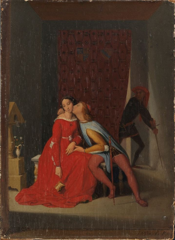 Francesca da Rimini og Paolo Malatesta - Jean-Auguste-Dominique Ingres