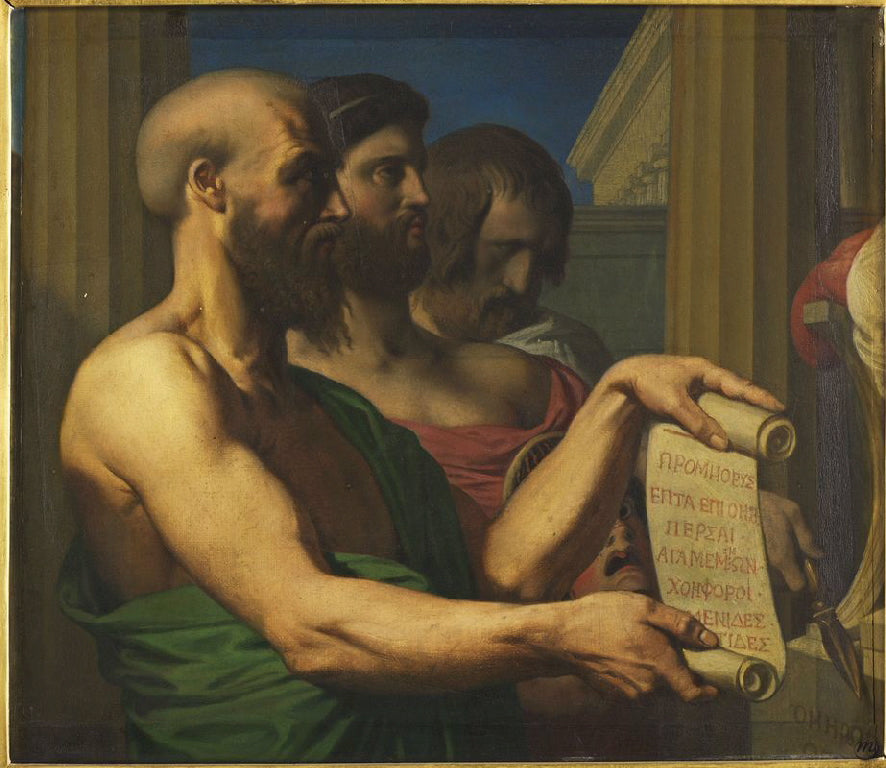 De græske tragikere - Jean-Auguste-Dominique Ingres