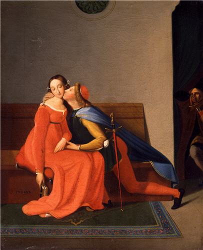 Paolo og Francesca - Jean-Auguste-Dominique Ingres