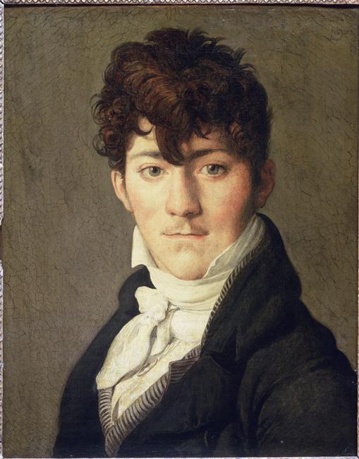 Forudsigelse af portræt af Auguste François, maler og marinofficer - Jean-Auguste-Dominique Ingres