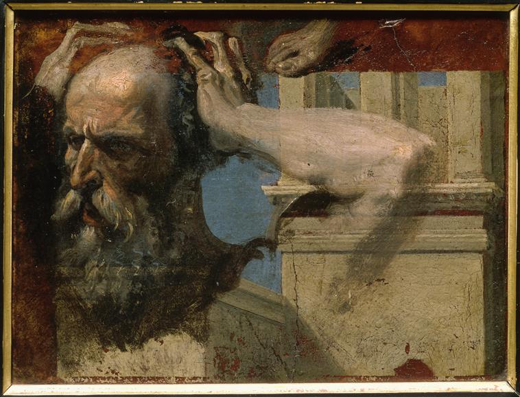 Studie til "Martyrdom of Saint Symphorien" - Jean-Auguste-Dominique Ingres
