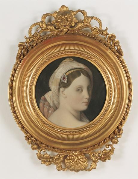 Hovedet af den Store Odalisque - Jean-Auguste-Dominique Ingres