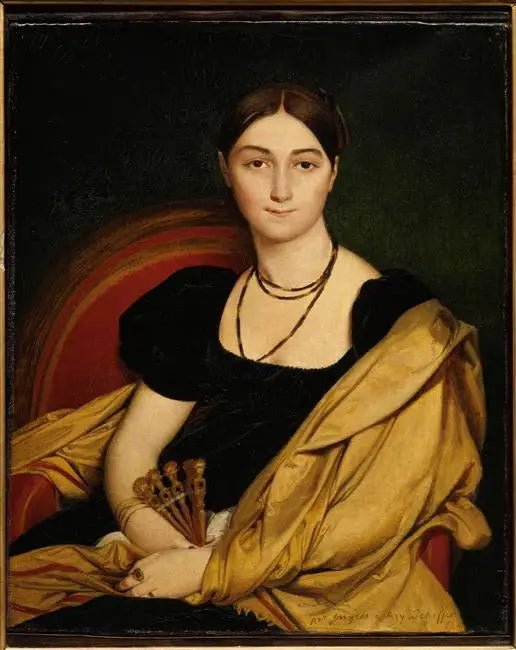 Portræt af Madame Devauçay - Jean-Auguste-Dominique Ingres