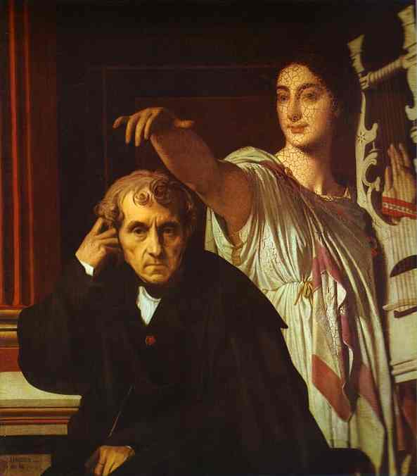 Luigi Cherubini og lyrikkens muse - Jean-Auguste-Dominique Ingres