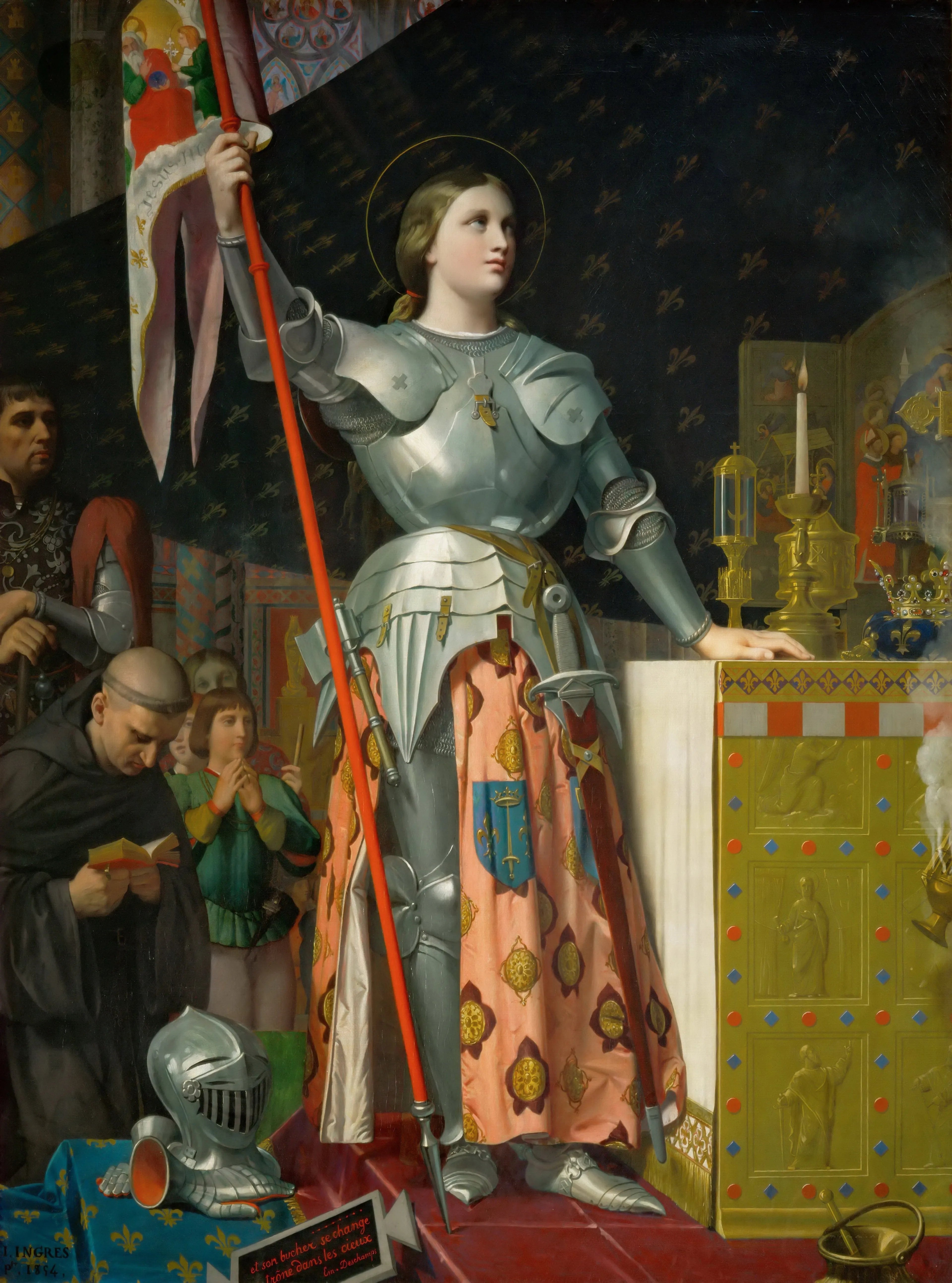 Jeanne d'Arc ved kroningen af kong Charles VII - Jean-Auguste-Dominique Ingres