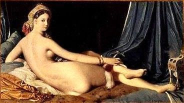 Liggede Odalisque, Den store Odalisque - Jean-Auguste-Dominique Ingres