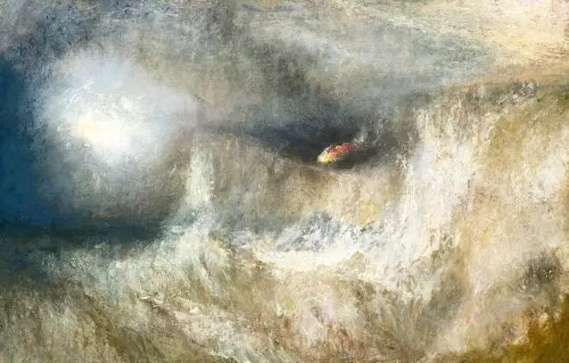 Reproduction du tableau « The Beacon Light - J. M. W. Turner » par Alpha Reproduction en peinture à l’huile