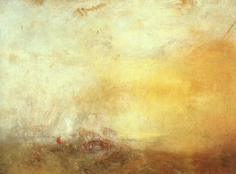Solopgang med havmonstre - J. M. W. Turner
