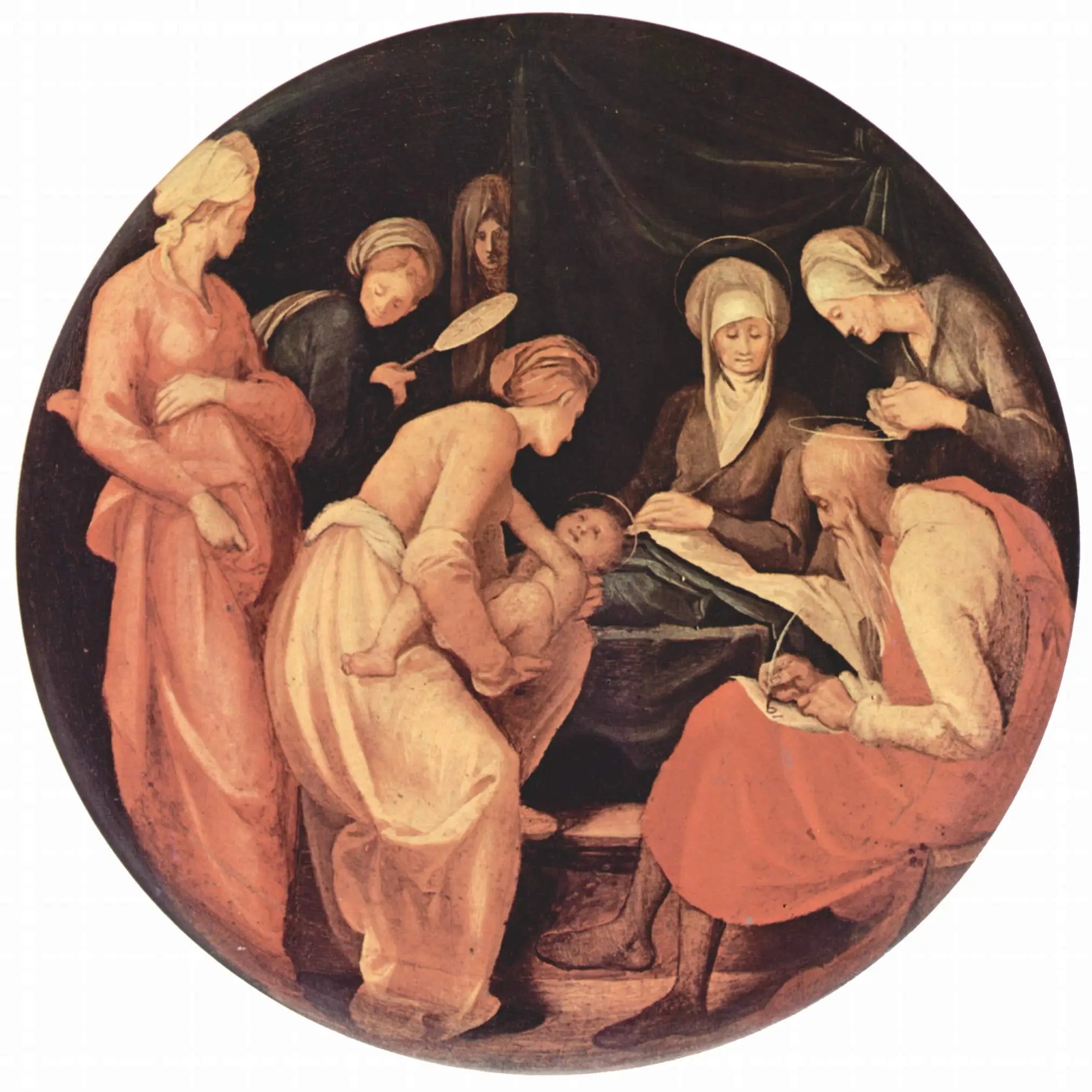 Naissance de Jean-Baptiste - Pontormo - Alpha Reproduction