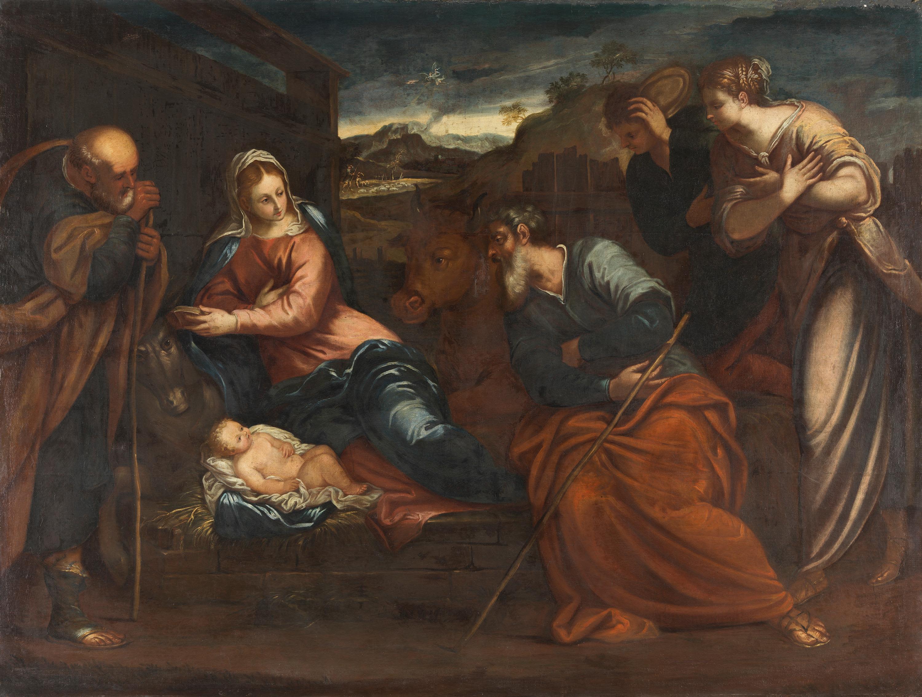 Adoration des bergers - Jacopo Tintoretto