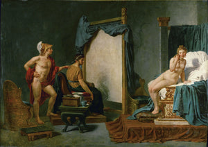 Apelles maler Campaspe i nærvær af Alexander - Jacques-Louis David