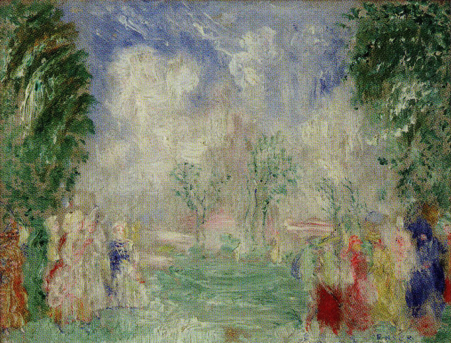 Small Gathering in a Park - James Ensor