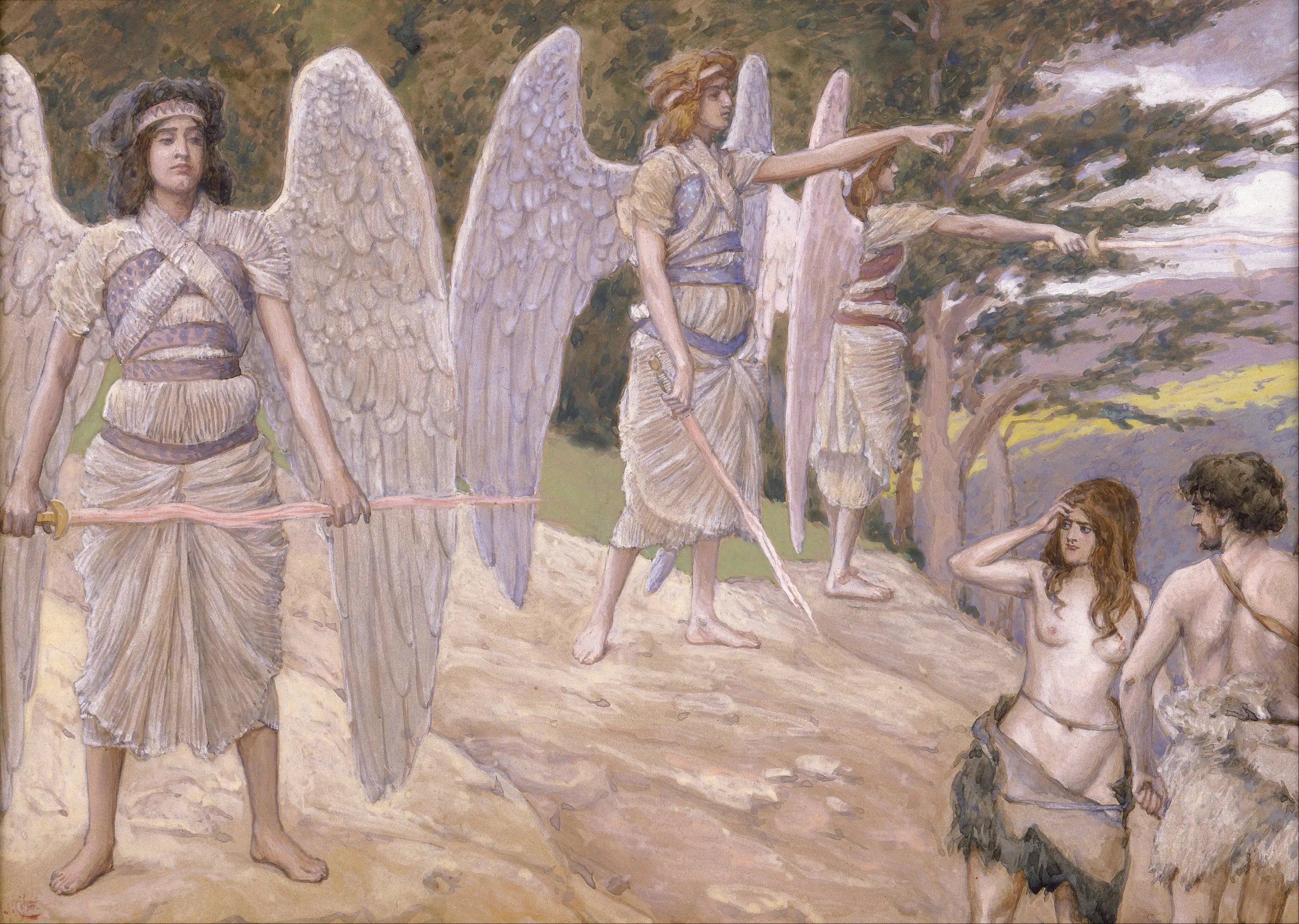 Adam et Ève chassés du paradis - James Tissot - Alpha Reproduction