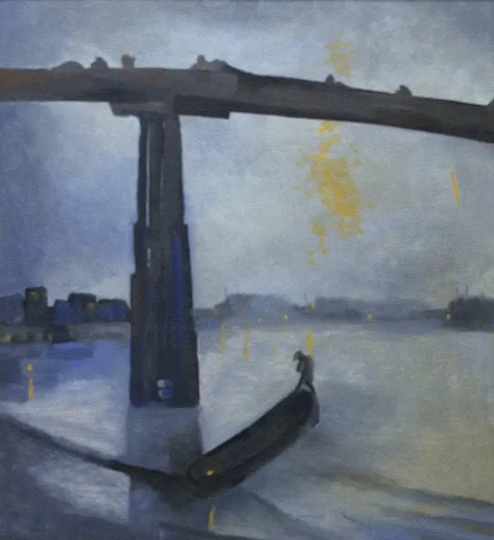 Reproduction du tableau « Chelsea - James Abbott McNeill Whistler » par Alpha Reproduction en peinture à l’huile