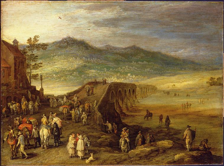Le Pont de Talavera - Jan Brueghel l'Ancien