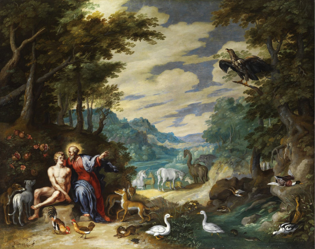 Création d’Adam au Paradis - Jan Brueghel le Jeune