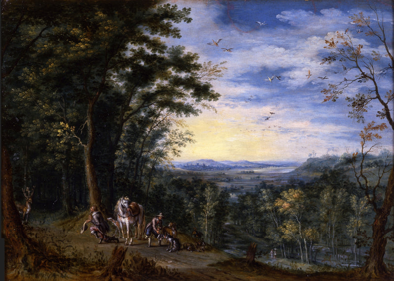 Vision de saint Hubert - Jan Brueghel le Jeune
