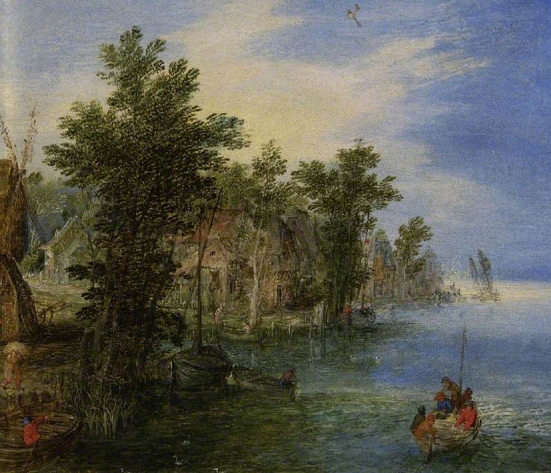 scène de rivière - Jan Brueghel le Jeune