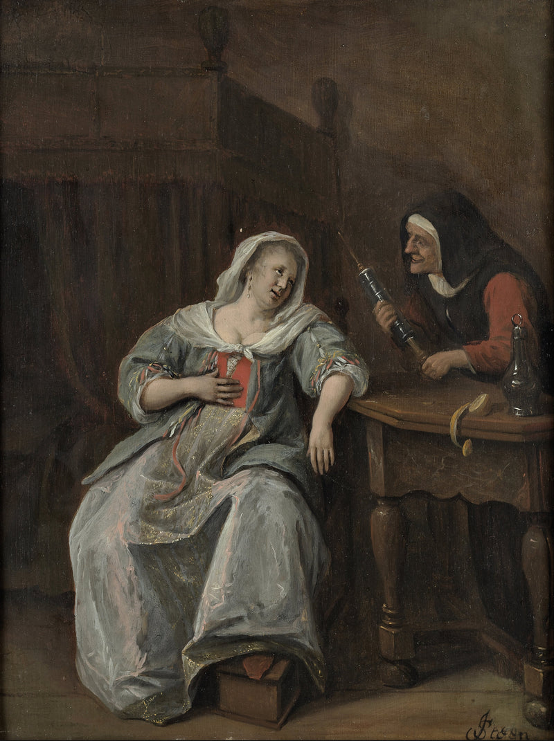 La femme malade - Jan Steen