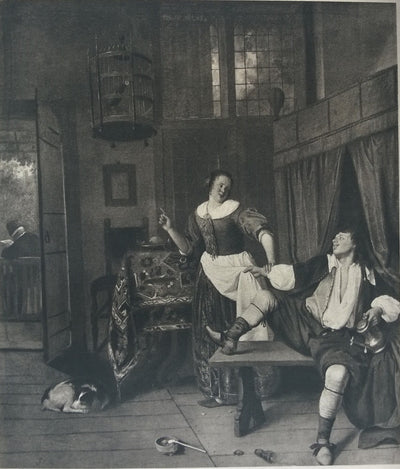 Une scène d'amour - Jan Steen