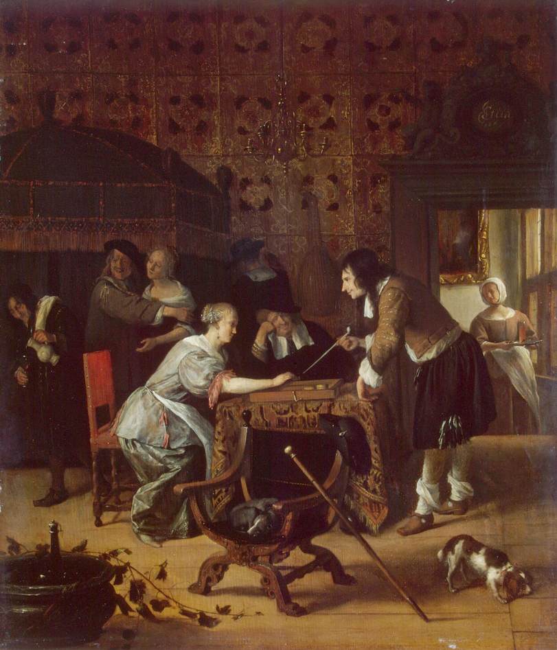 Joueurs de Tric-Trac - Jan Steen