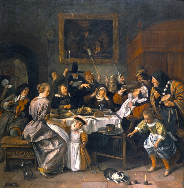 Fête de la Douzième Nuit - Jan Steen