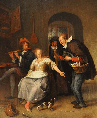 Le marchand d'oublies - Jan Steen