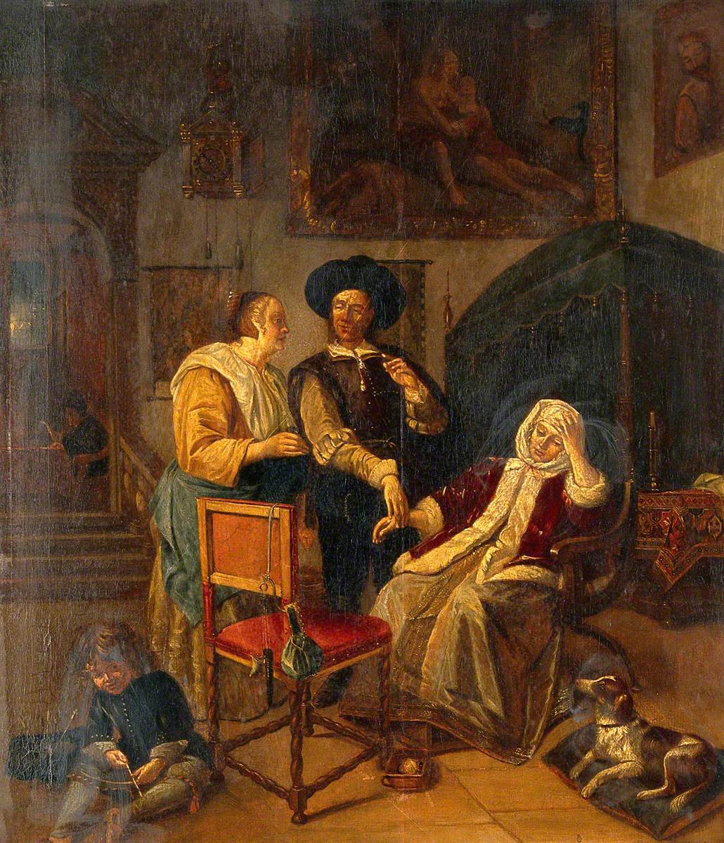 Un médecin prend le pouls - Jan Steen