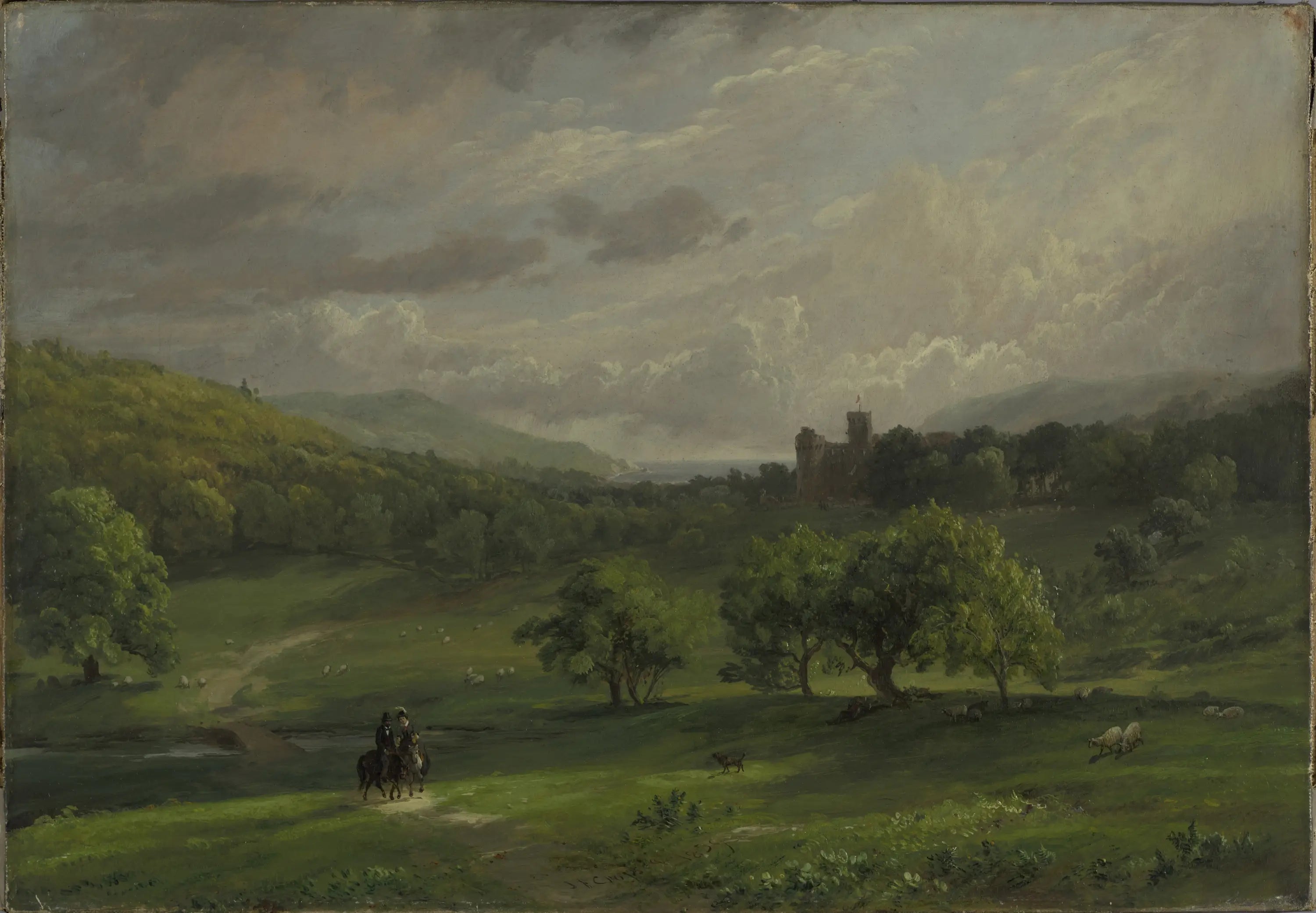 Château de Lulworth - Jasper Francis Cropsey - Alpha Reproduction