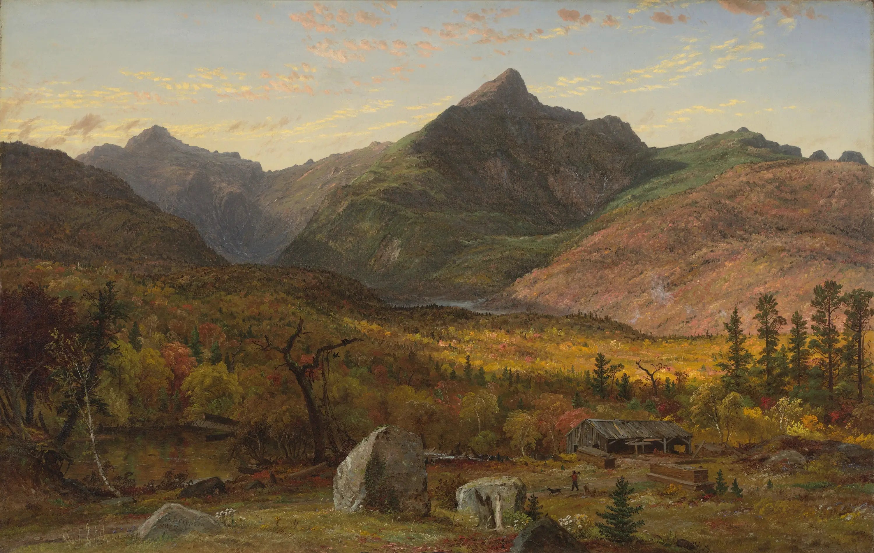Mont Jefferson Pinkham Notch Montagnes Blanches - Jasper Francis Cropsey - Alpha Reproduction