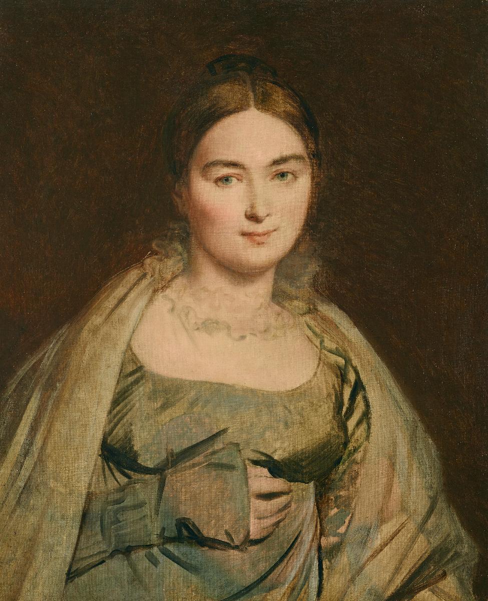 Madame Ingres, født Madeleine Chapelle - Jean-Auguste-Dominique Ingres