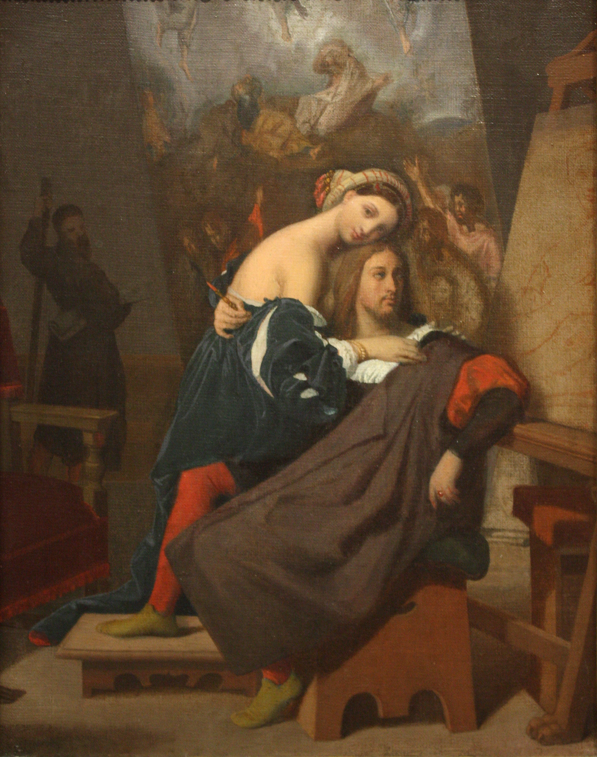 Raphael og bagerens datter - Jean-Auguste-Dominique Ingres