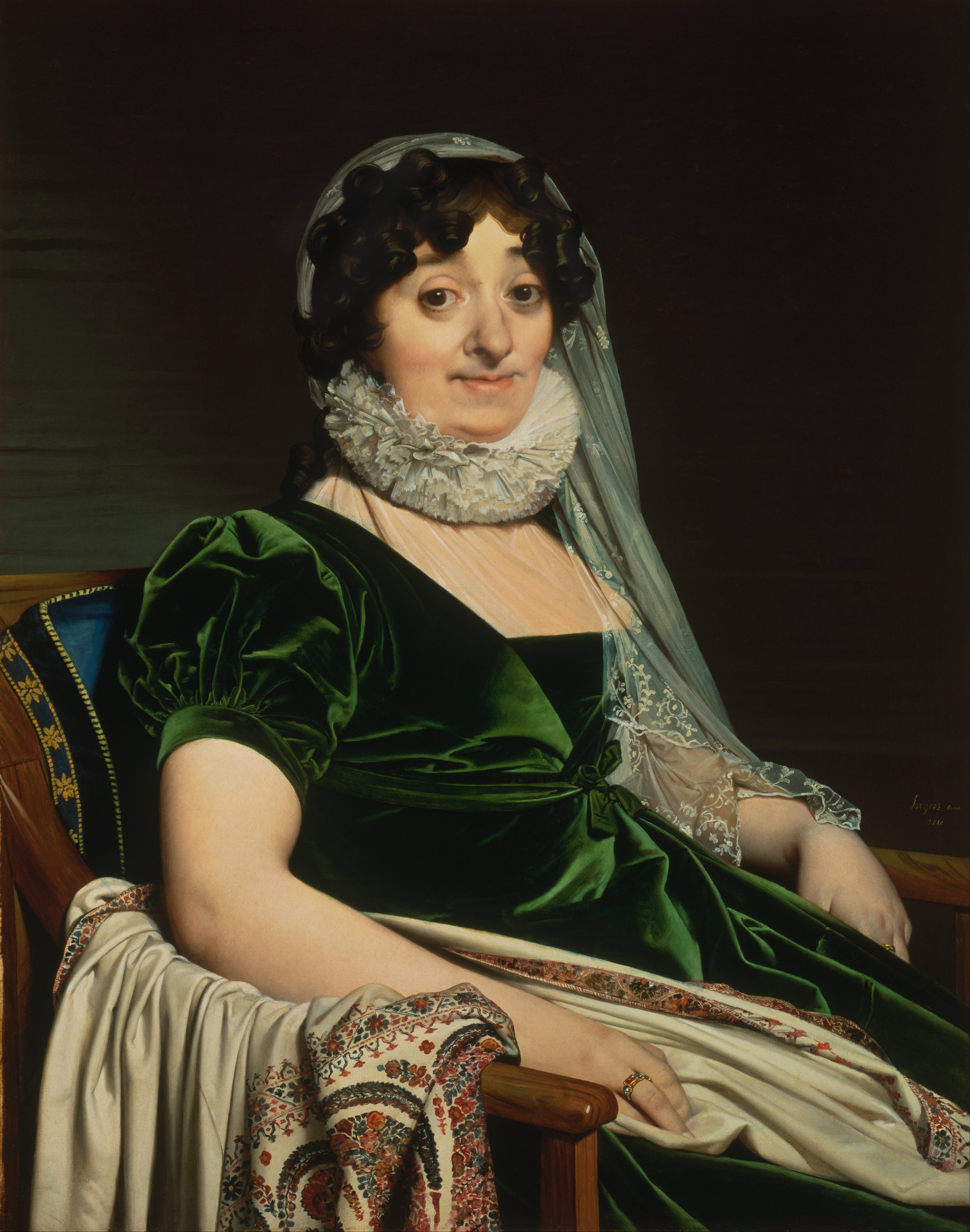 Portræt af Grevinde de Tournon - Jean-Auguste-Dominique Ingres