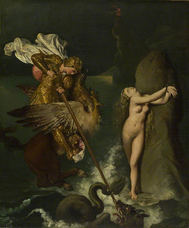 Roger der frigiver Angélique - Jean-Auguste-Dominique Ingres