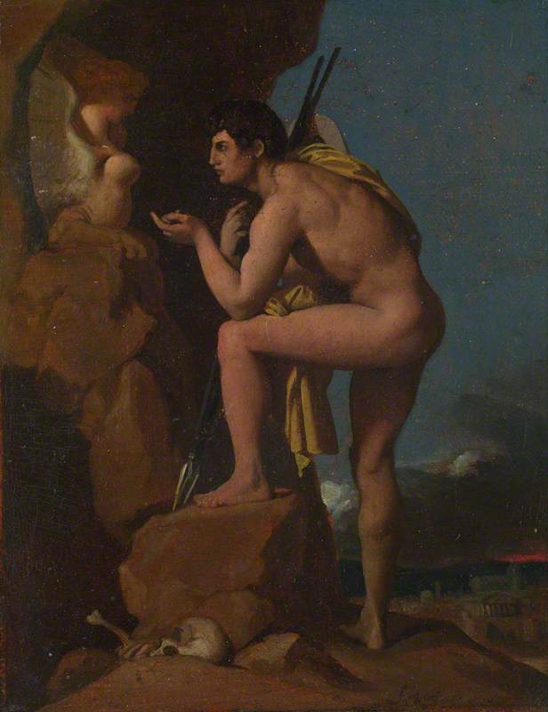 Ødipus og Sphinxen - Jean-Auguste-Dominique Ingres
