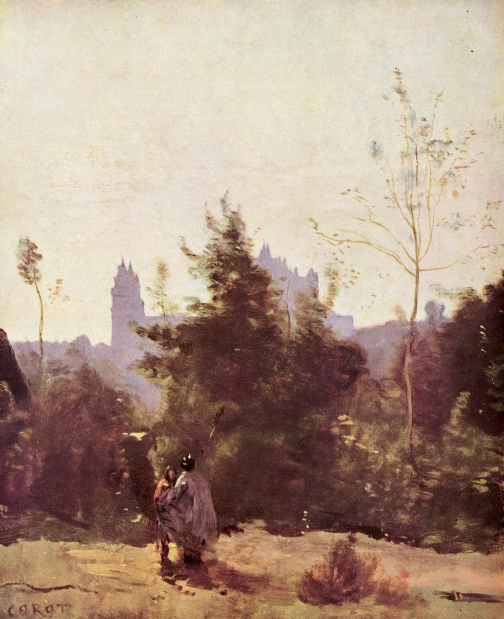 Souvenir de Pierrefonds - Jean-Baptiste Camille Corot