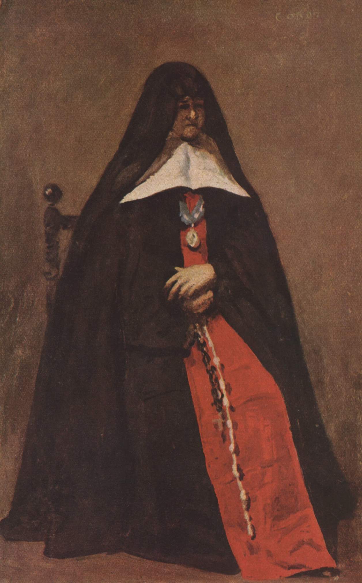 Mère Marie-Héloïse des Dix Vertus - Jean-Baptiste Camille Corot